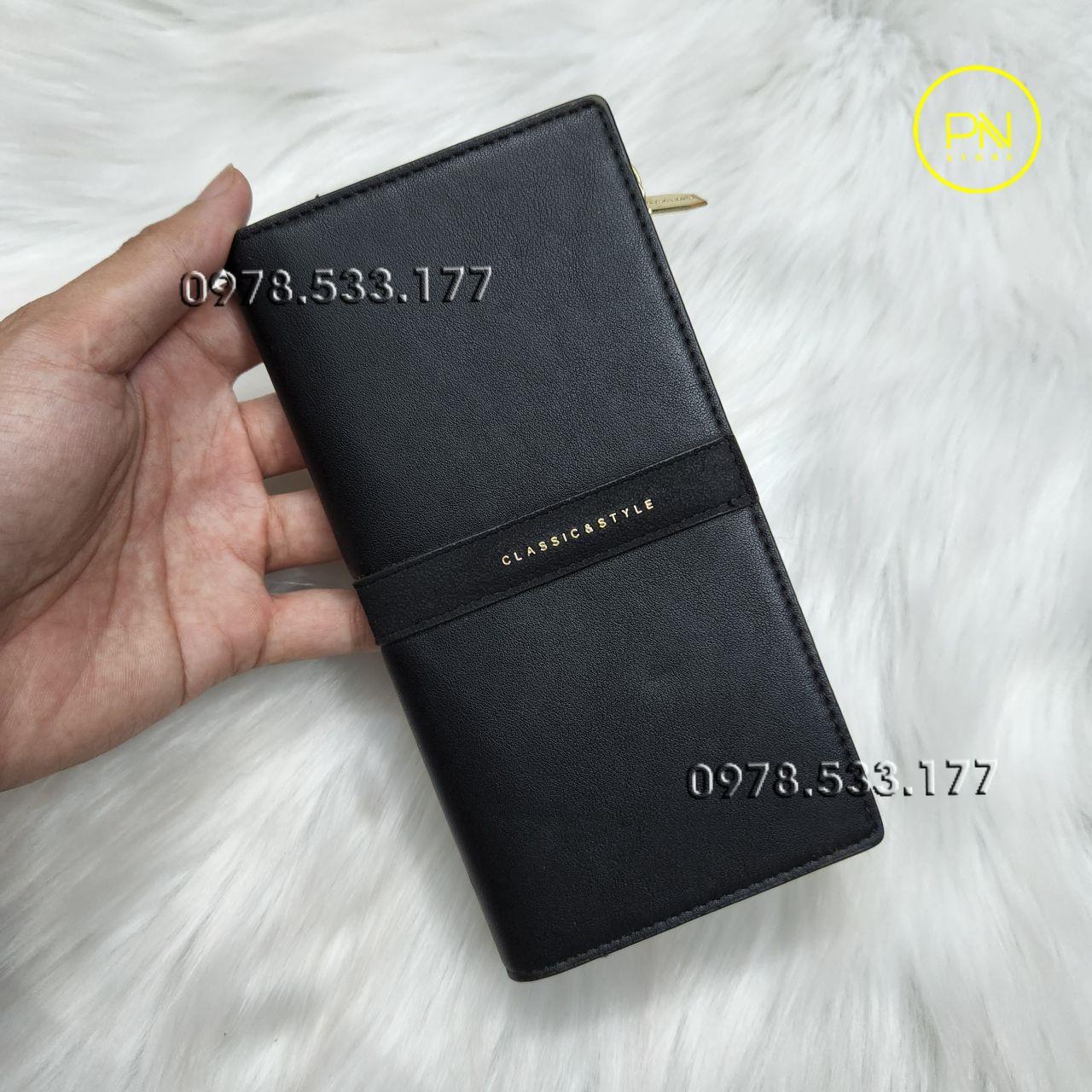 Ví cầm tay nữ công sở sang trọng classic - PN725