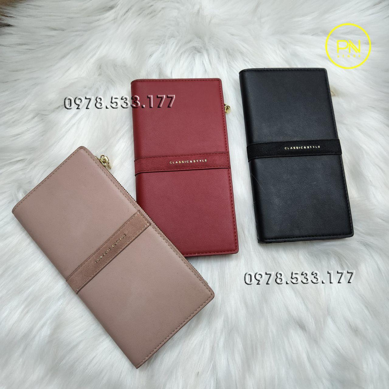 Ví cầm tay nữ công sở sang trọng classic - PN725