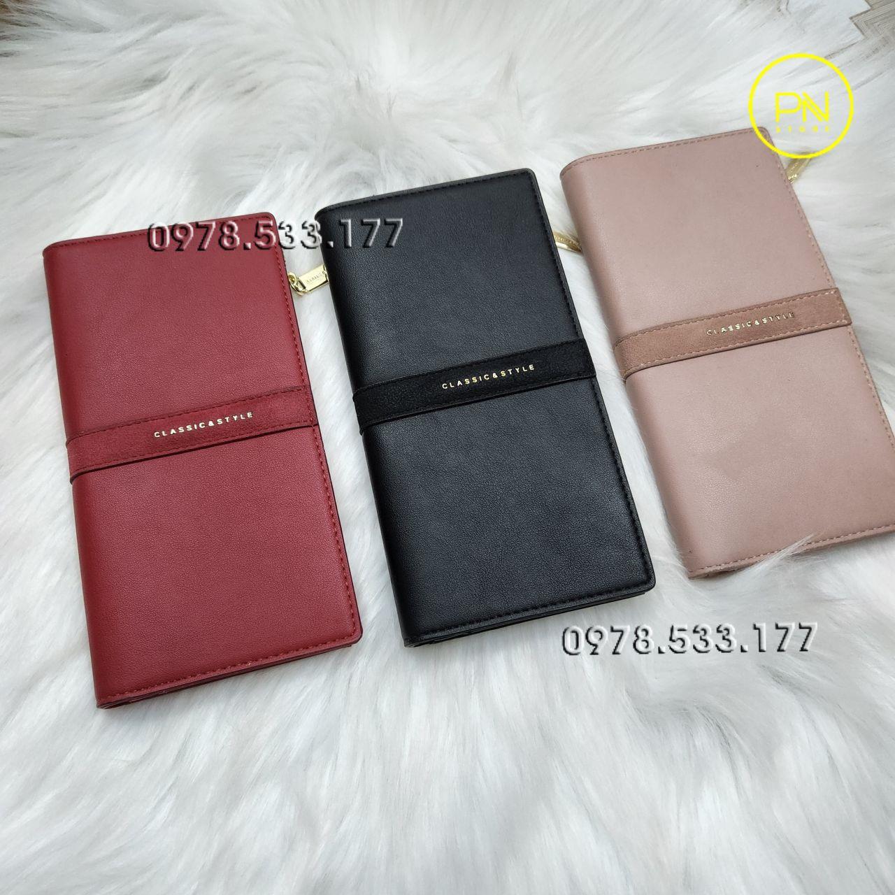 Ví cầm tay nữ công sở sang trọng classic - PN725