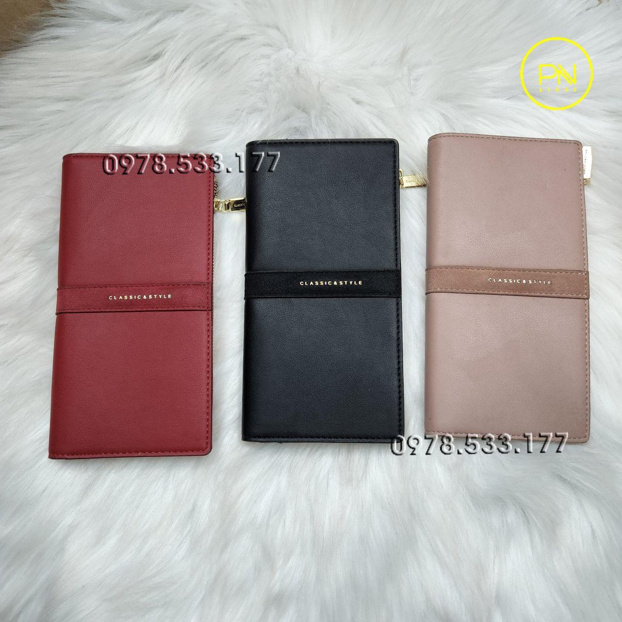 Ví cầm tay nữ công sở sang trọng classic - PN725