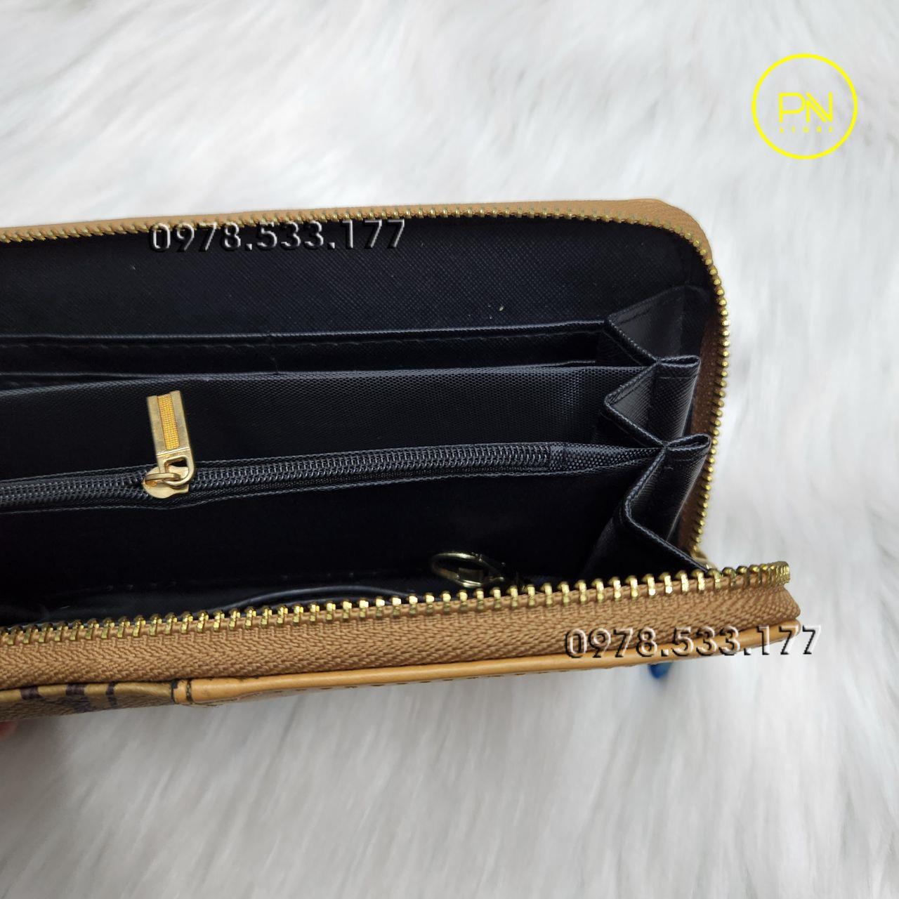 Ví cầm tay nữ giả vân cá sấu đẹp - PN724