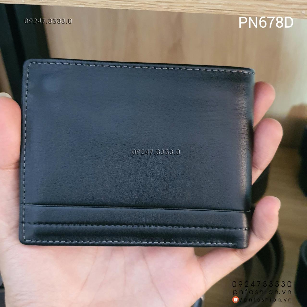 Ví nam ngang da bò cao cấp - PN678D