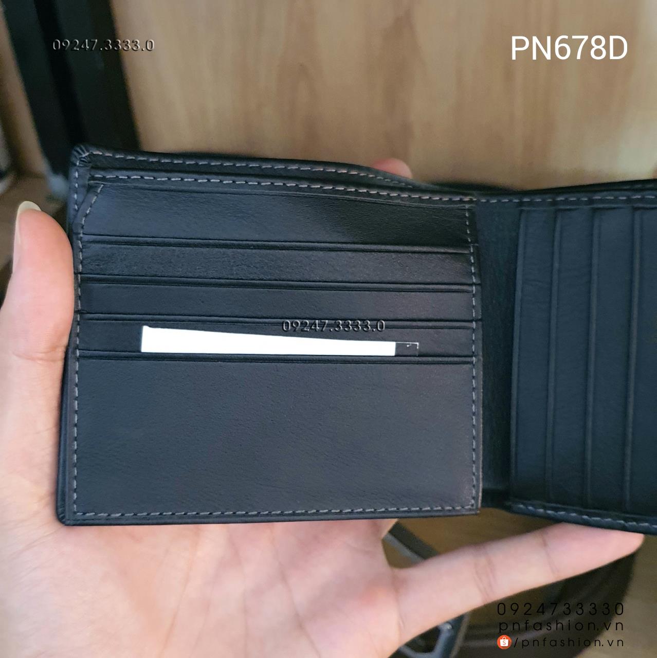 Ví nam ngang da bò cao cấp - PN678D